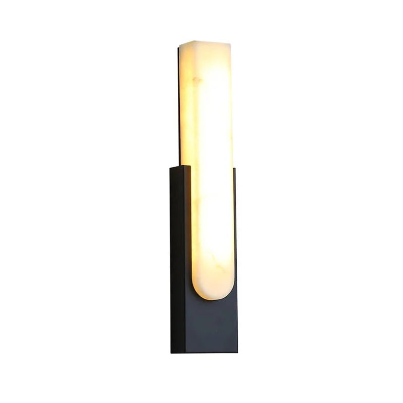 Afralia™ Marble Wall Lamp: Golden Luxury Home Decor Sconce for Living Room, Bedroom, Hotel