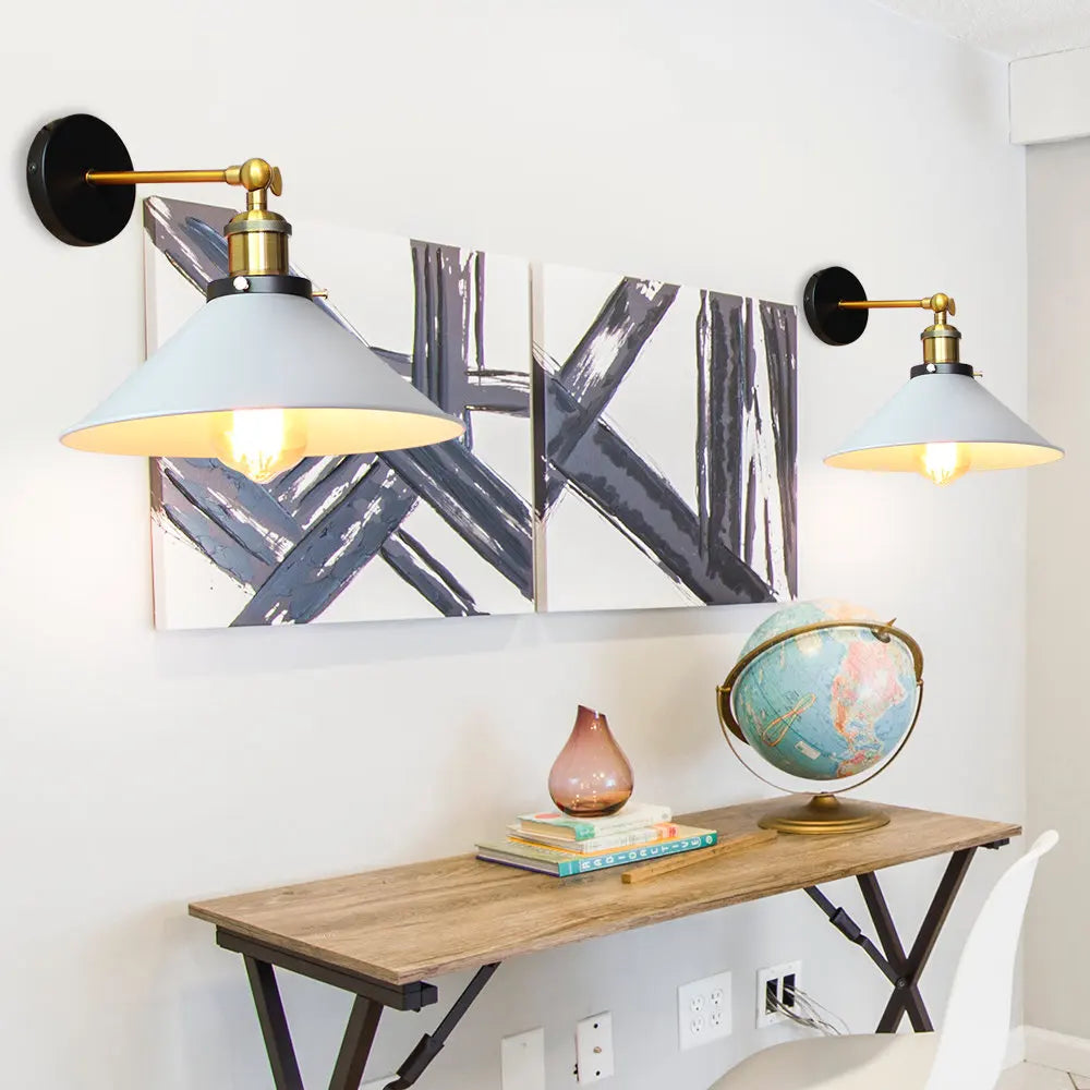 Afralia™ Industrial Loft Wall Lamp, Retro Wall Light for Home Decor, E27 Bulb Lighting