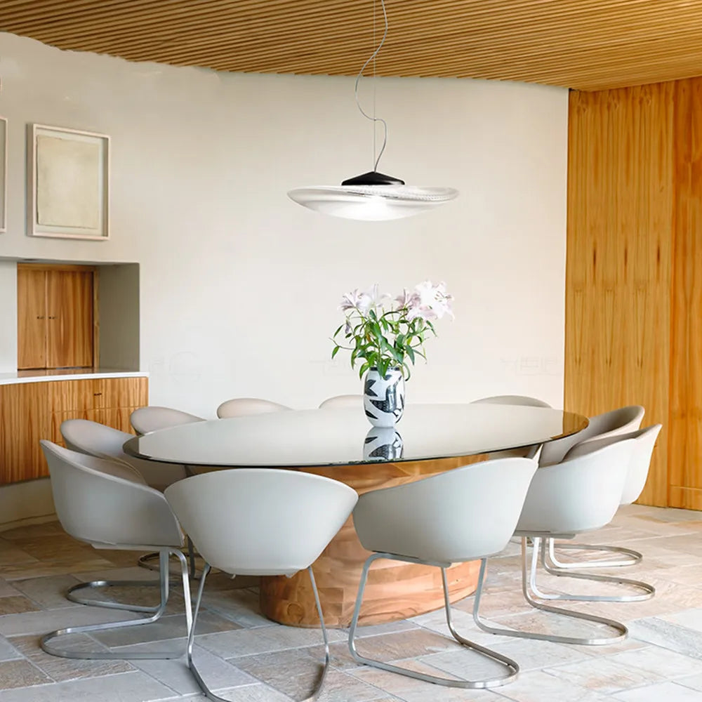 Afralia™ F35 Glass Pendant Lamp: Nordic Design for Living, Dining, Bedroom