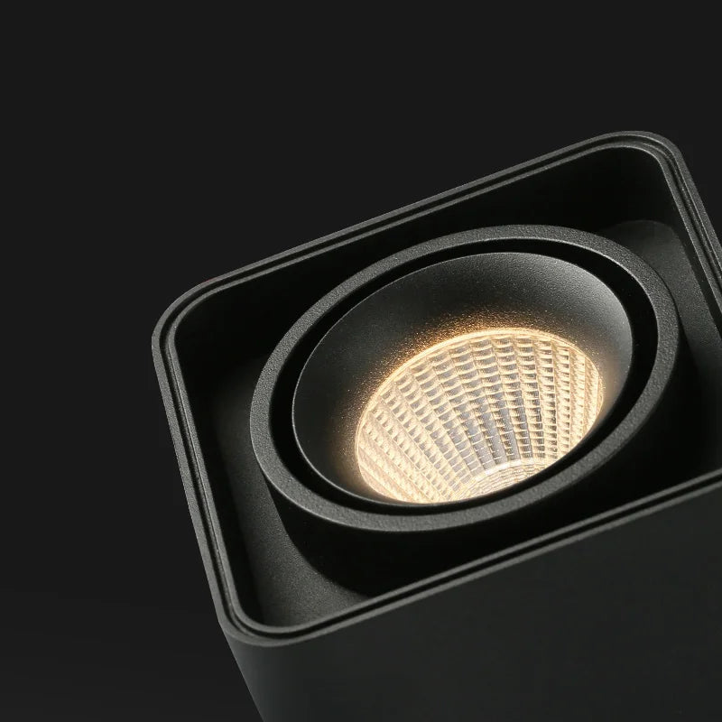 Afralia™ Square Ceiling Lights 9W Downlight for Bedroom Living Room