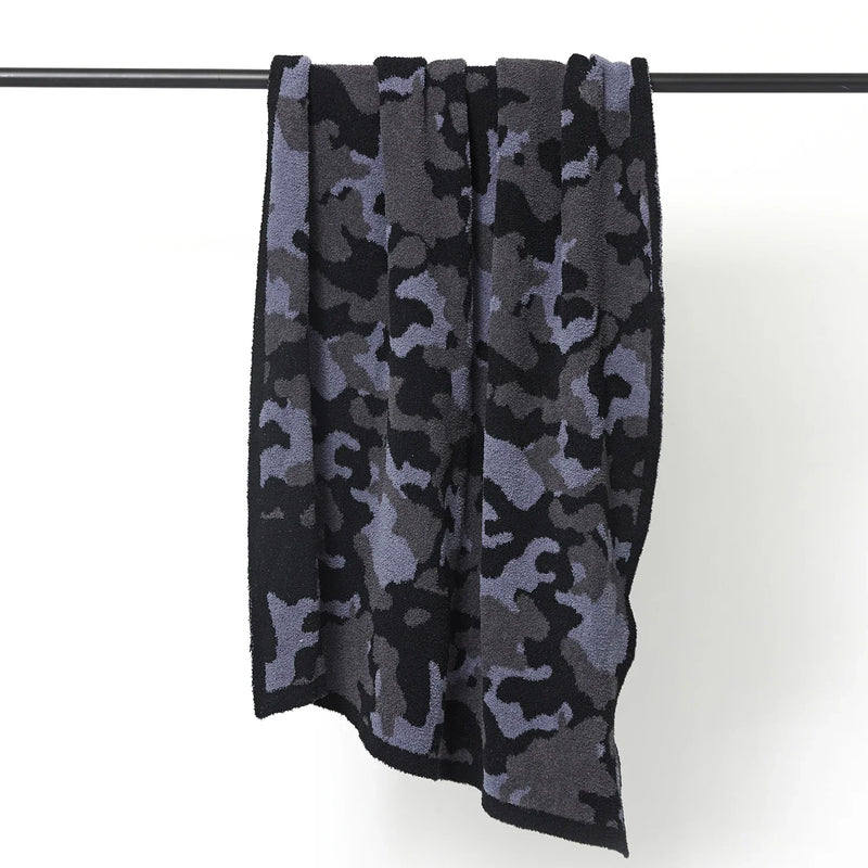 Afralia™ Camouflage Knitted Throw Blanket