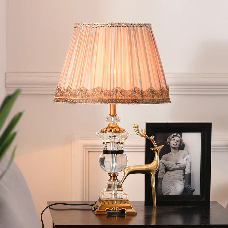 Afralia™ Crystal Table Lamps - Modern Luxury Desk Lights for Home and Hospitality