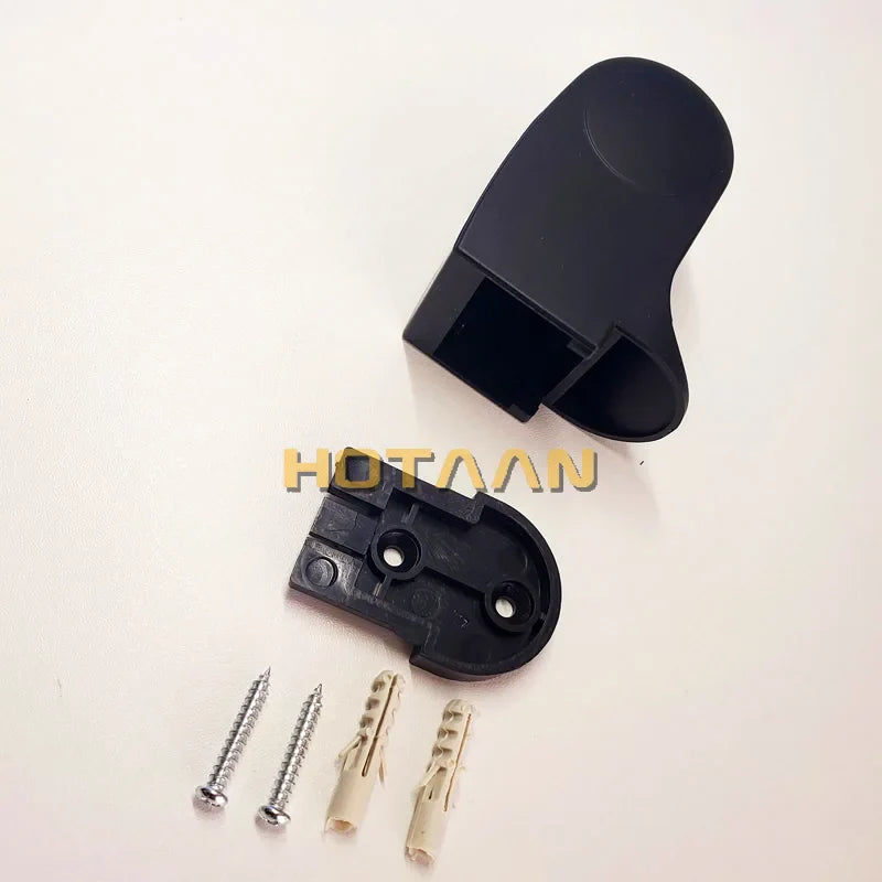 Afralia™ Black Plated ABS Shower Holder Wall Mounted Hand Shower Bracket