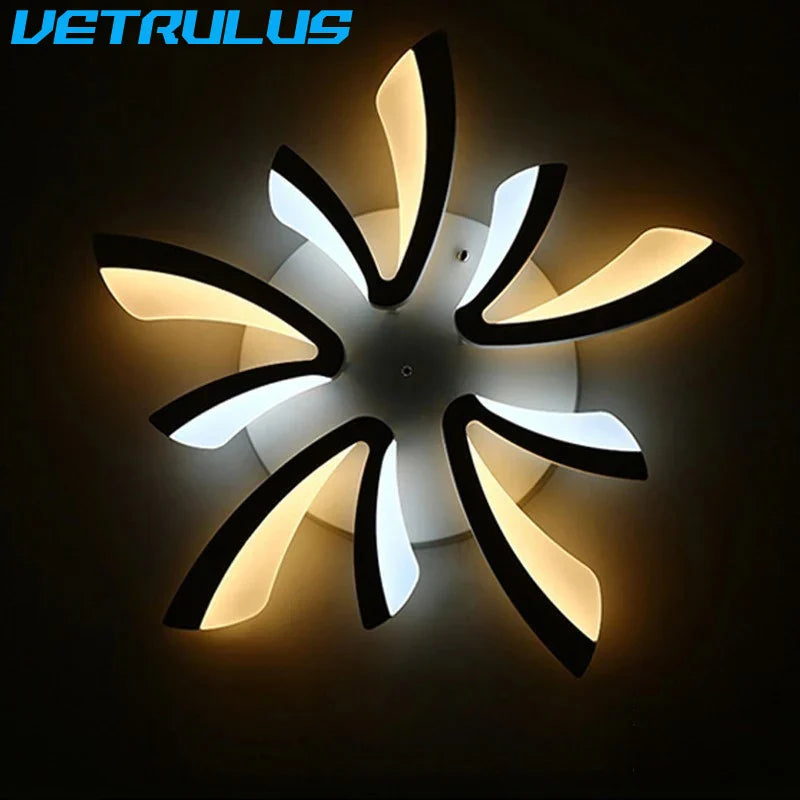 Afralia™ Modern LED Branch Chandelier for Dining Living Study Room Lighting Fixtures