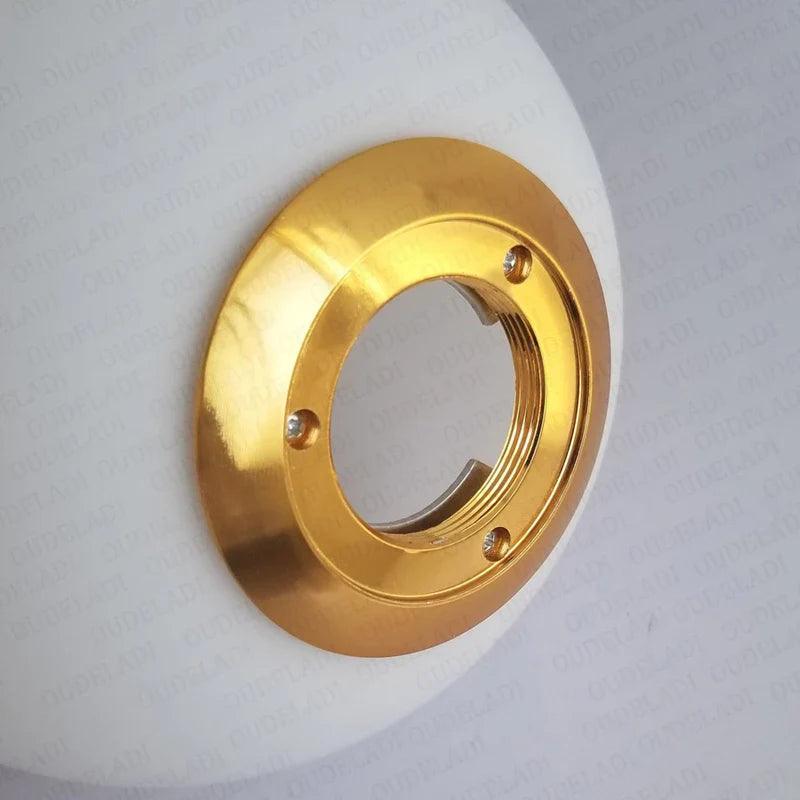 Afralia™ Glass Ball Pendant Lampshade - High Quality Milky Glass Ball Design