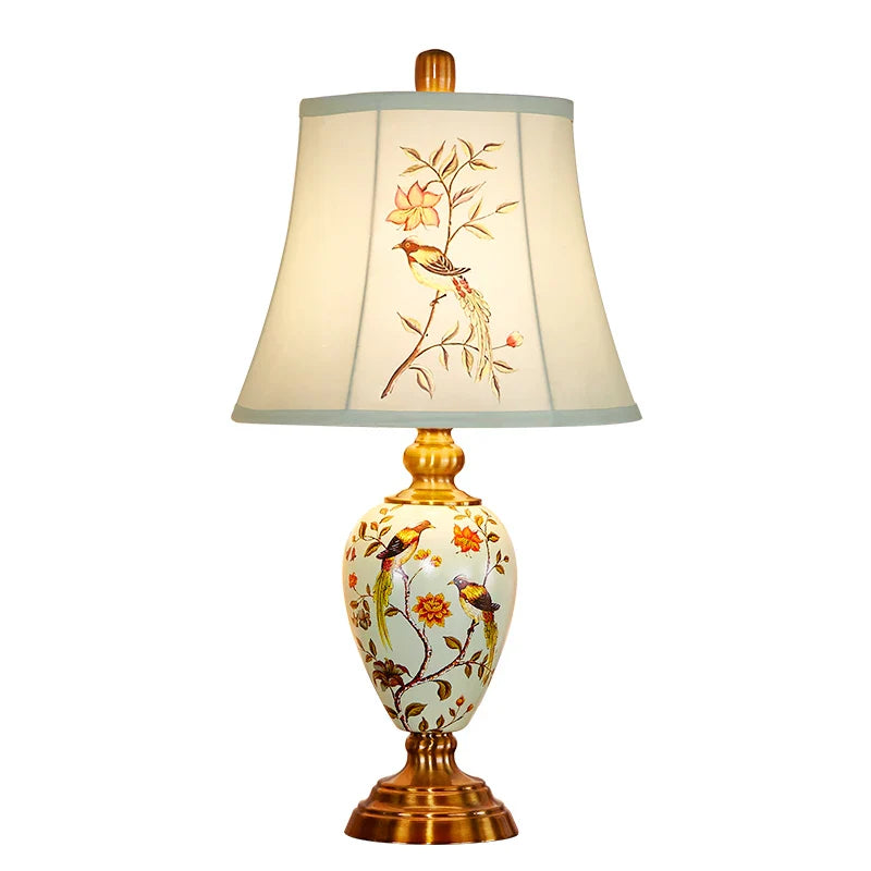 Ceramic Table Lamp for Living Room by Afralia™