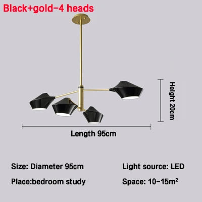 Afralia™ Modern Nordic Chandeliers: Simple Lighting Fixture for Living Room, Dining Room, Restaurant, Hall