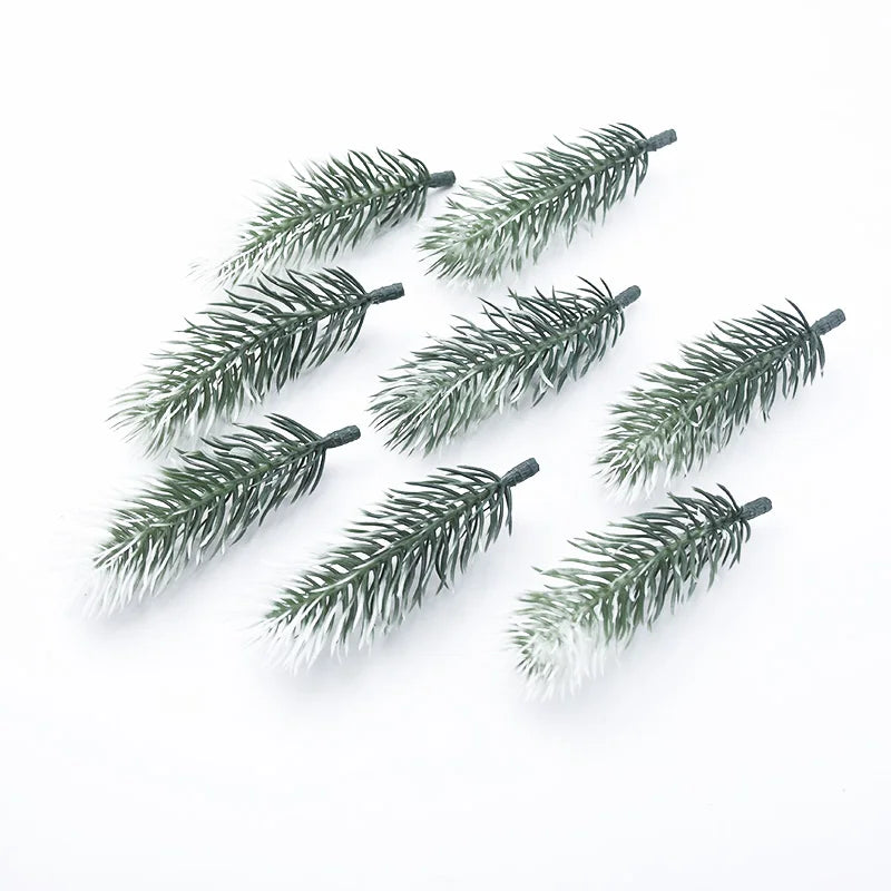 Artificial Pine Needle Snowflake Wreath Material by Afralia™ - Wedding & Home Decor