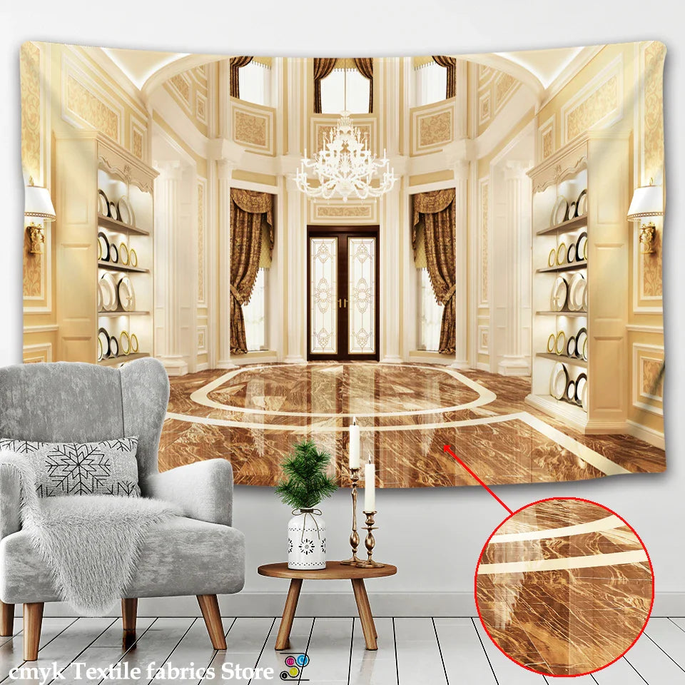 Afralia™ Mandala Wall Hanging Tapestry: 3D Printed Home Decor Blanket Yoga Mat Carpet