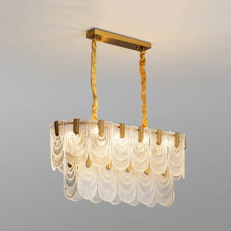 Afralia™ Luxe Palace Ceiling Chandelier - Elegant LED Lighting for Home and Hotel