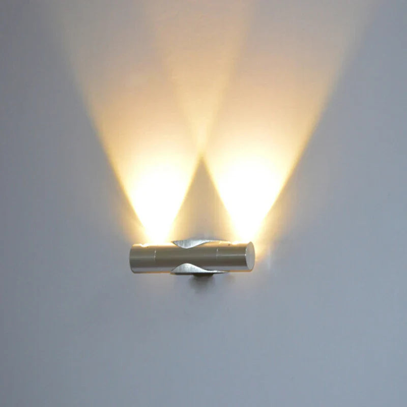 Afralia™ Modern LED Wall Sconce 360° Rotation Bedroom Lamp