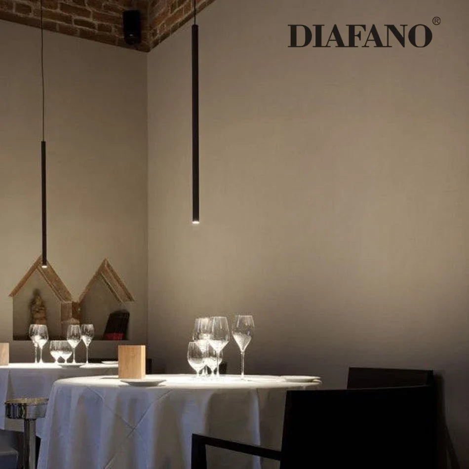 Afralia™ Aluminum LED Ceiling Rail Track Spotlights for Kitchen, Dining, Shop & Bar