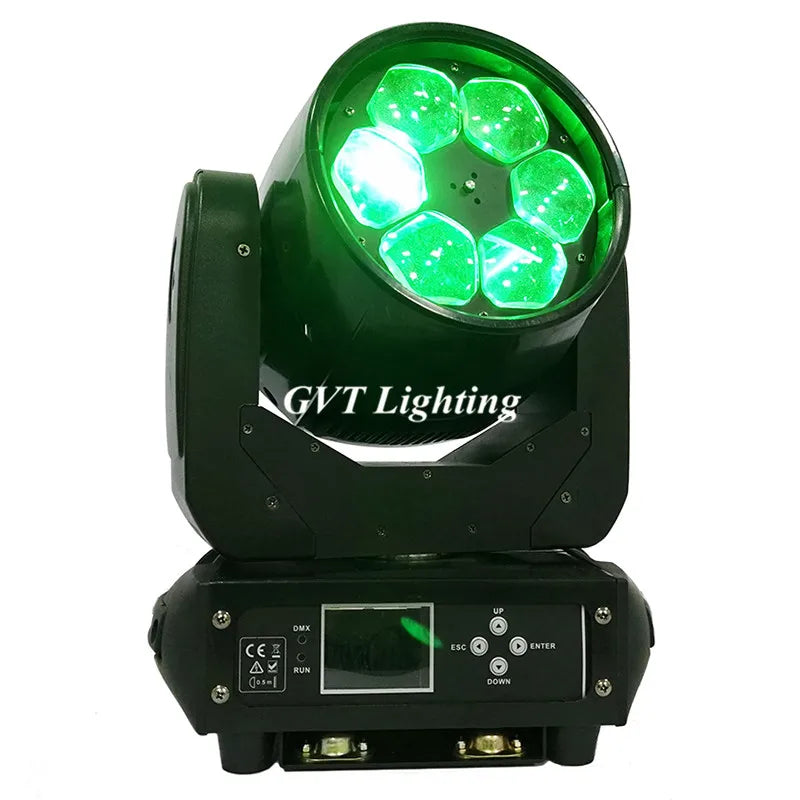 Afralia™ Mini Bee Eye 6 LED Moving Head Wash Light Zoom Beam Stage Projector