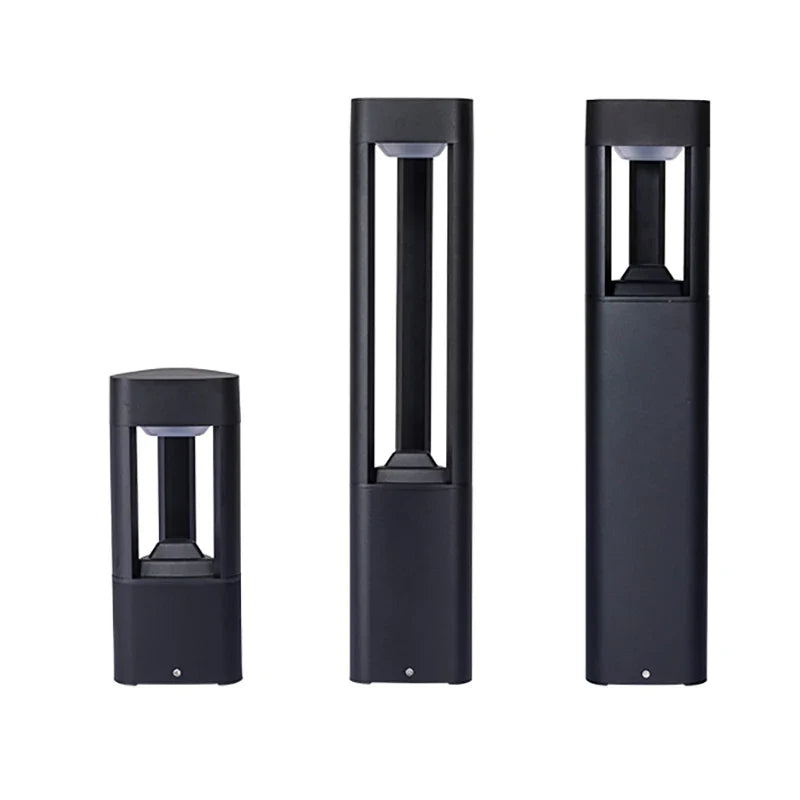 Afralia™ LED Bollard Lawn Lamp: Stylish Waterproof Outdoor Garden Path Light