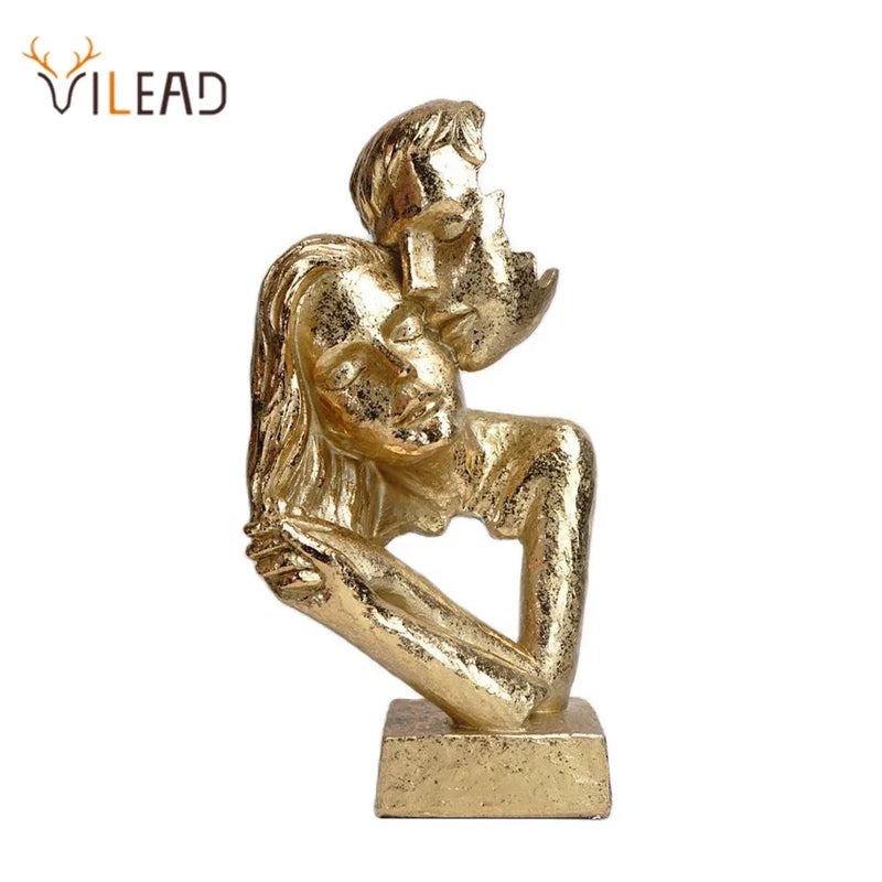 Afralia™ Vintage Couples Resin Figurines for Home Decor and Valentine's Day Gifts