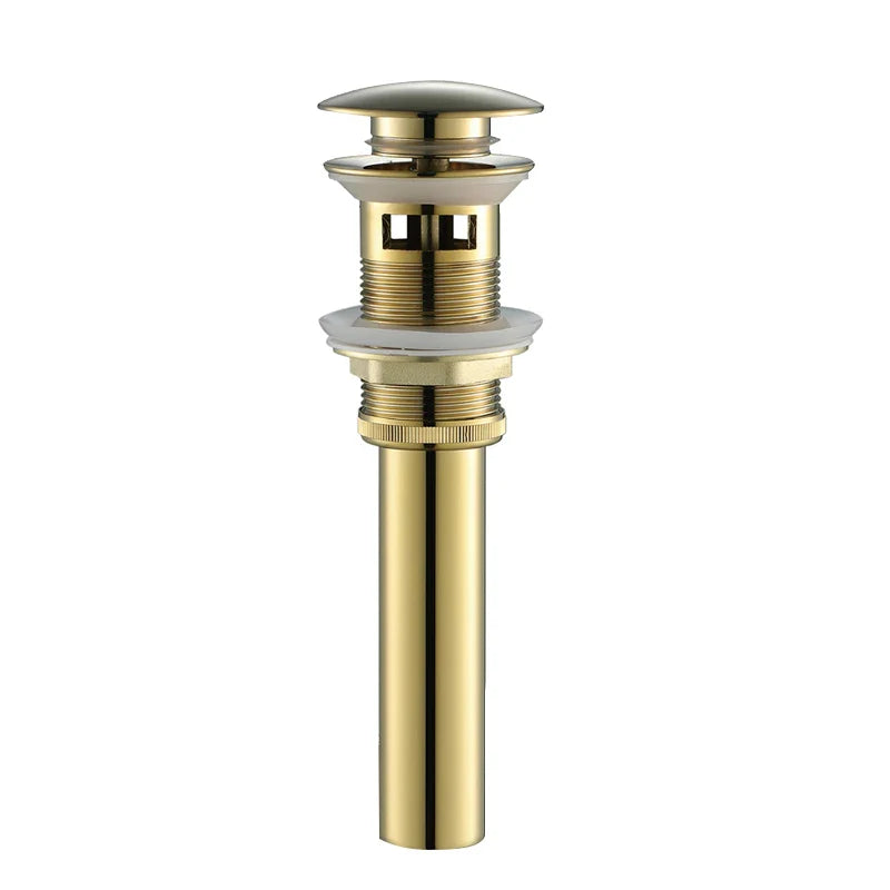Afralia™ Gold Basin Faucet: Modern Brass Bathroom Mixer Tap for Hot/Cold Water