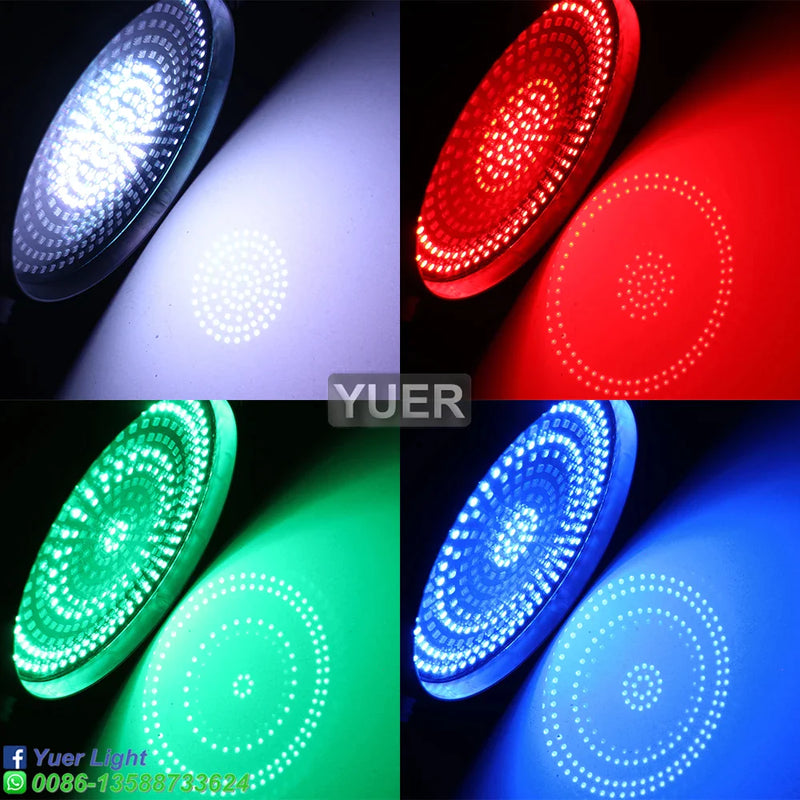 Afralia™ RGB Strobe Par Light DMX512 Stage Party Effect Lights