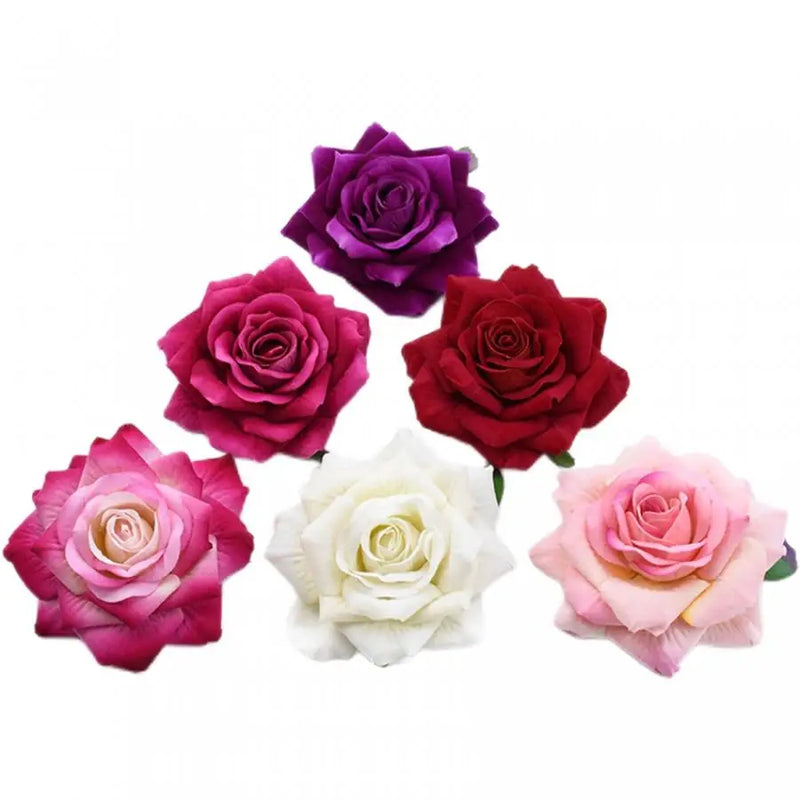 Afralia™ Silk Roses Heads: 10PCS High Quality DIY Flowers for Home Decoration and Wedding