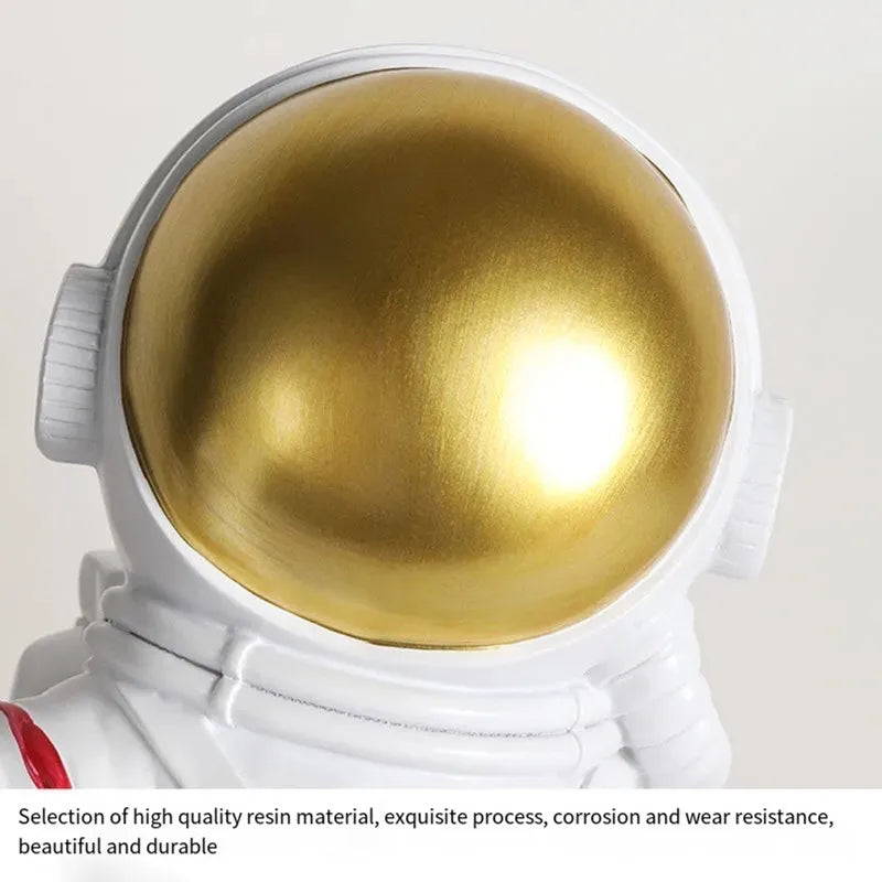 Afralia™ Astronaut LED Table Lamp: Modern Resin Desk Light for Kids Room, Space-themed Decor