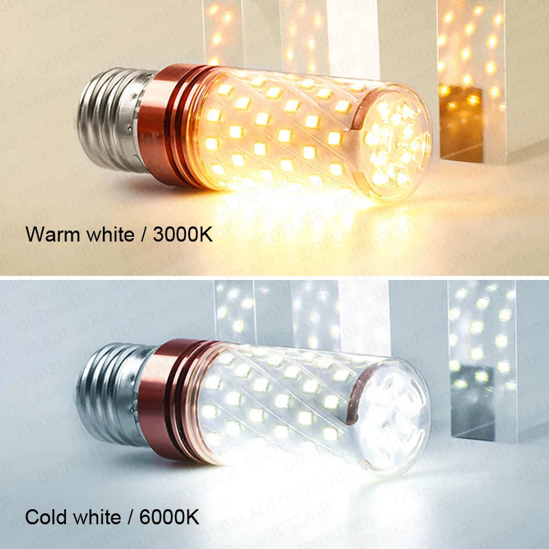 Afralia™ High Power LED Corn Lamp - 12W/16W, SMD2835, Candle Light Bulb for Chandeliers & Home Decor