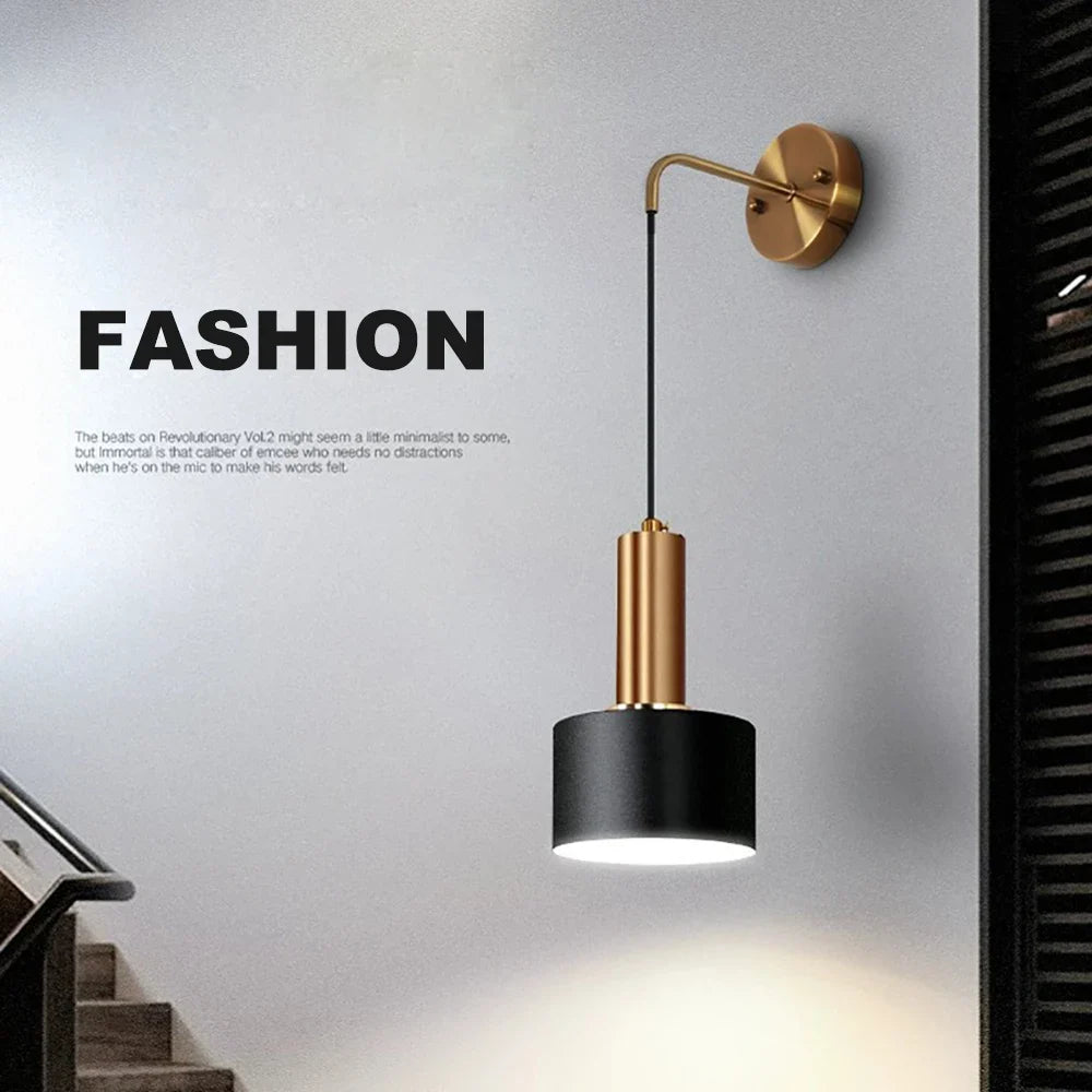 Afralia™ Modern Nordic LED Wall Lamp for Indoor Bedroom Living Room Lighting