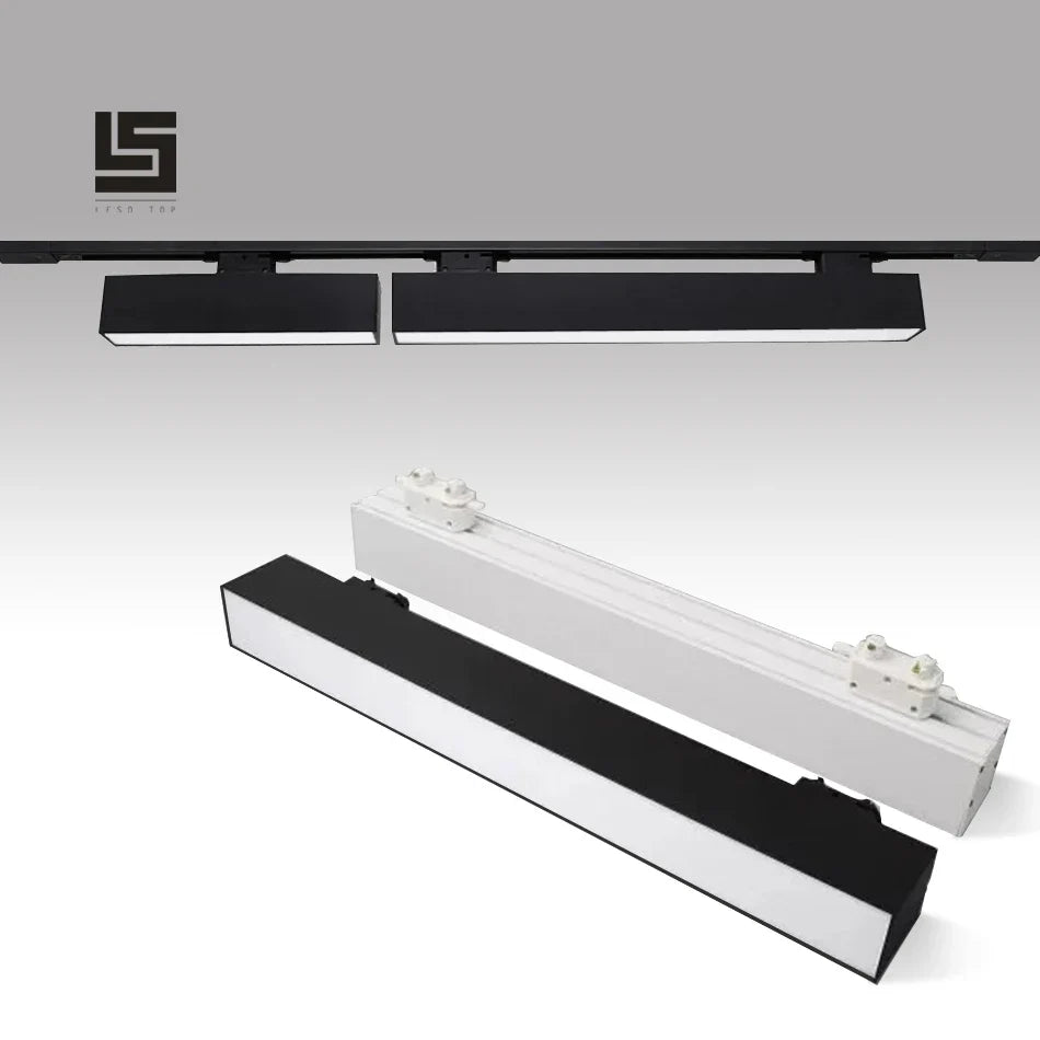 Afralia™ 60cm LED Track Light 20W - Creative Linear Strip for Office, Store, Mall, Exhibition