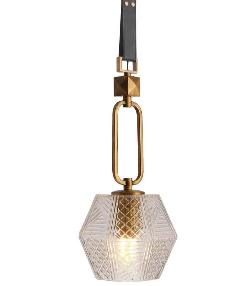 Afralia™ Glass Pendant Lamp: Modern Chic Bedroom Kitchen Lighting Fixture