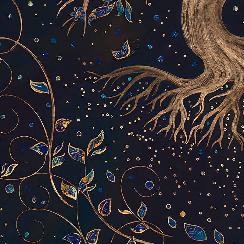 Life Trees Bohemian Decorative Tapestry by Afralia™ - Large Size Yoga Mat Sofa Blanket