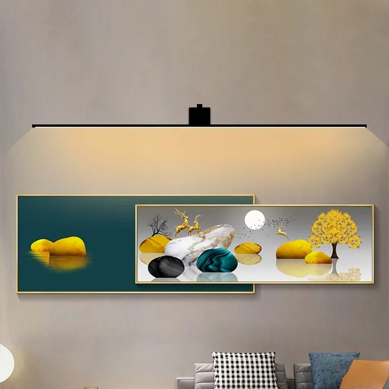 Afralia™ Modern Line Strip Wall Lamp for Bathroom Vanity and Living Room Mirror