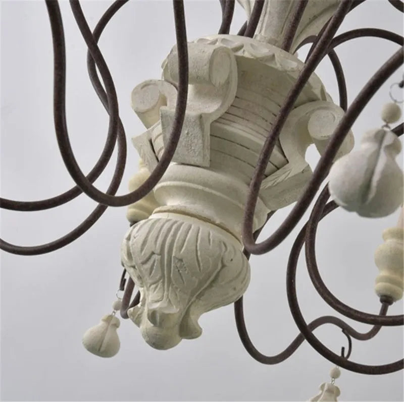 Afralia™ Rustic Iron Pendant Chandelier Vintage Industrial Lamps Ceiling Lighting Fixtures