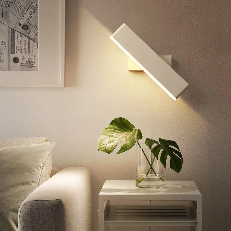 Afralia™ Rotatable Wall Lamp 6W Modern Bedside Bedroom Light Sconce Walkway Light