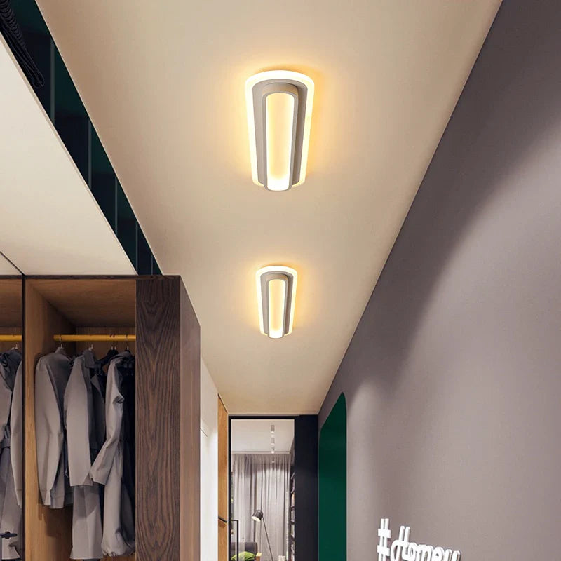 Afralia™ Modern Minimalist Long Aisle LED Ceiling Lamp