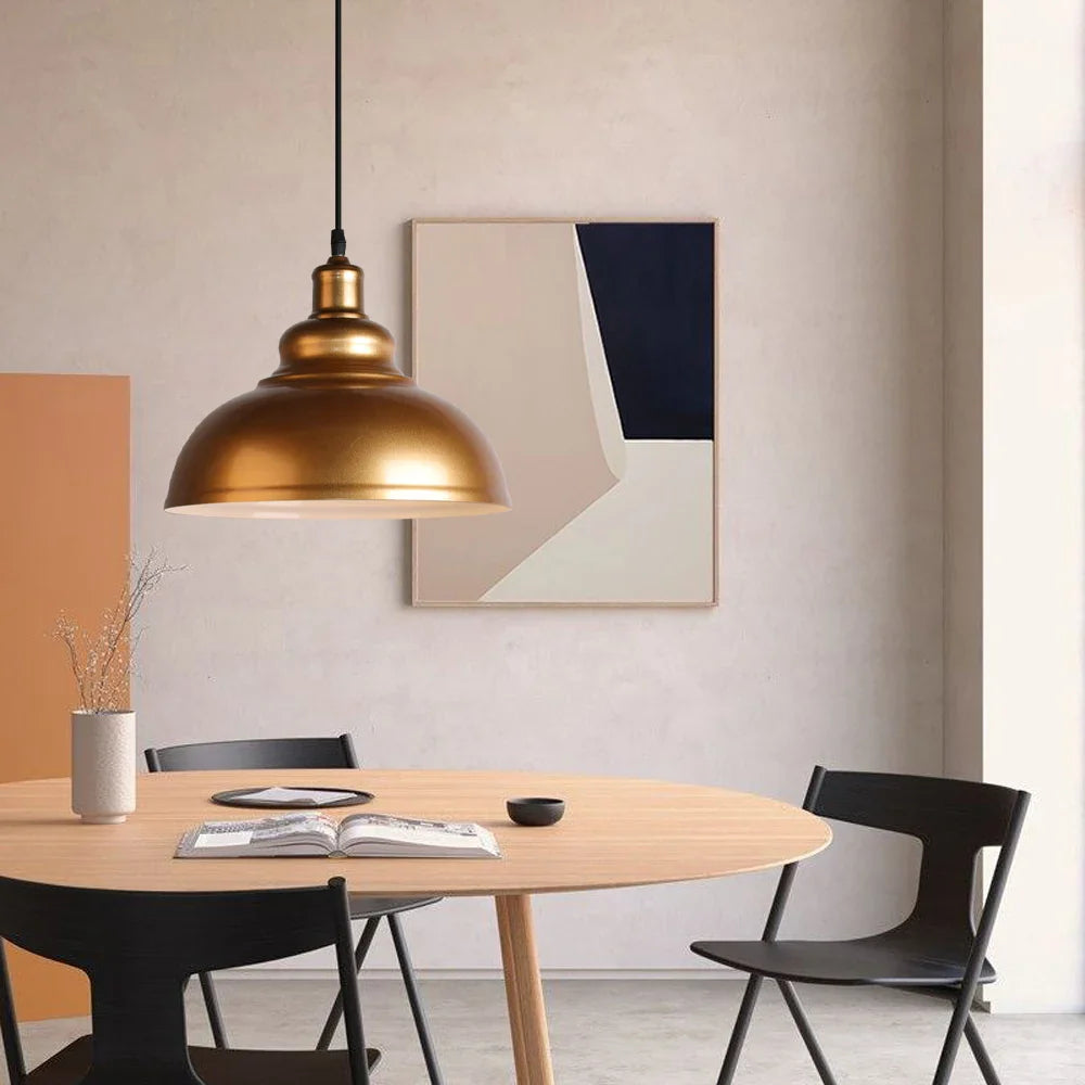 Afralia™ Retro Industrial Pendant Lights Modern Hanging Lamp for Home Kitchen Living Room Decor