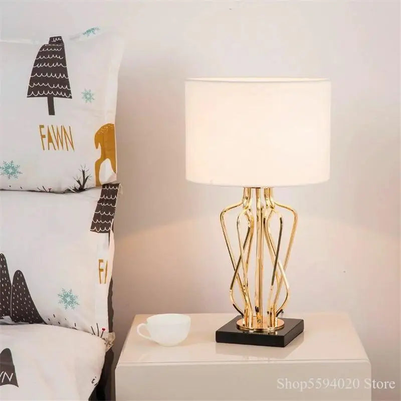 Afralia™ Metal Wind Table Lamp - Modern Living Room Designer Standing Lamp