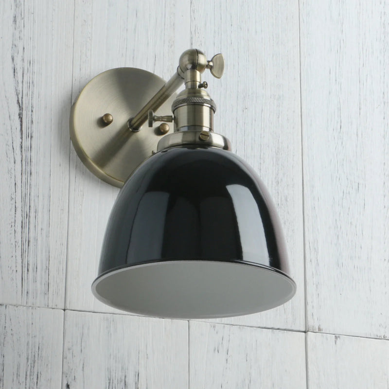 Afralia™ Industrial Black Wall Sconce 6.5'' Modern Stair Light Fixtures