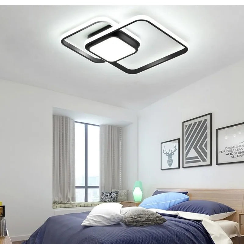 Afralia™ Modern LED Chandelier for Dining Living Kitchen Hall Indoor Lighting