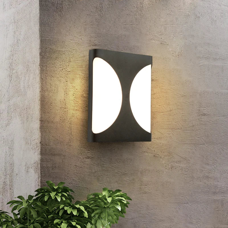 Afralia™ Outdoor LED Wall Lamps: Waterproof Garden Sconces for Home Exterior Lighting