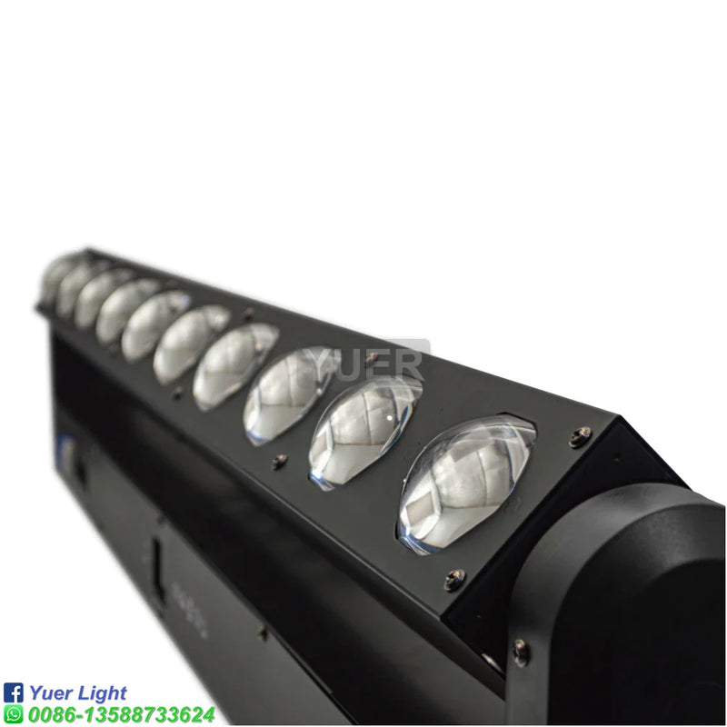 Afralia™ RGBW LED Moving Head Scan Light for DJ, Party, KTV, Home - 10x40W 4IN1 DMX