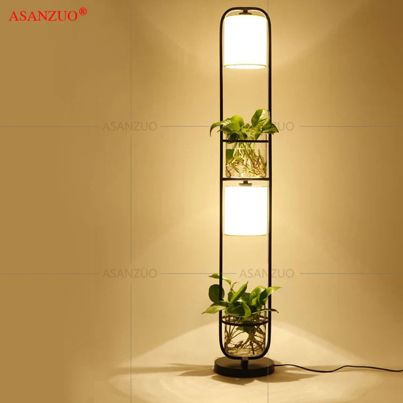 Afralia™ Modern Wrought Iron Floor Lamp for Living Room Study Bedroom Décor