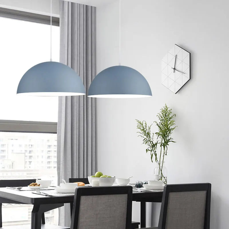 Afralia™ LED Macaron Pendant Lamp: Modern, Colourful, Perfect for Home, Study, Bedroom, Restaurant