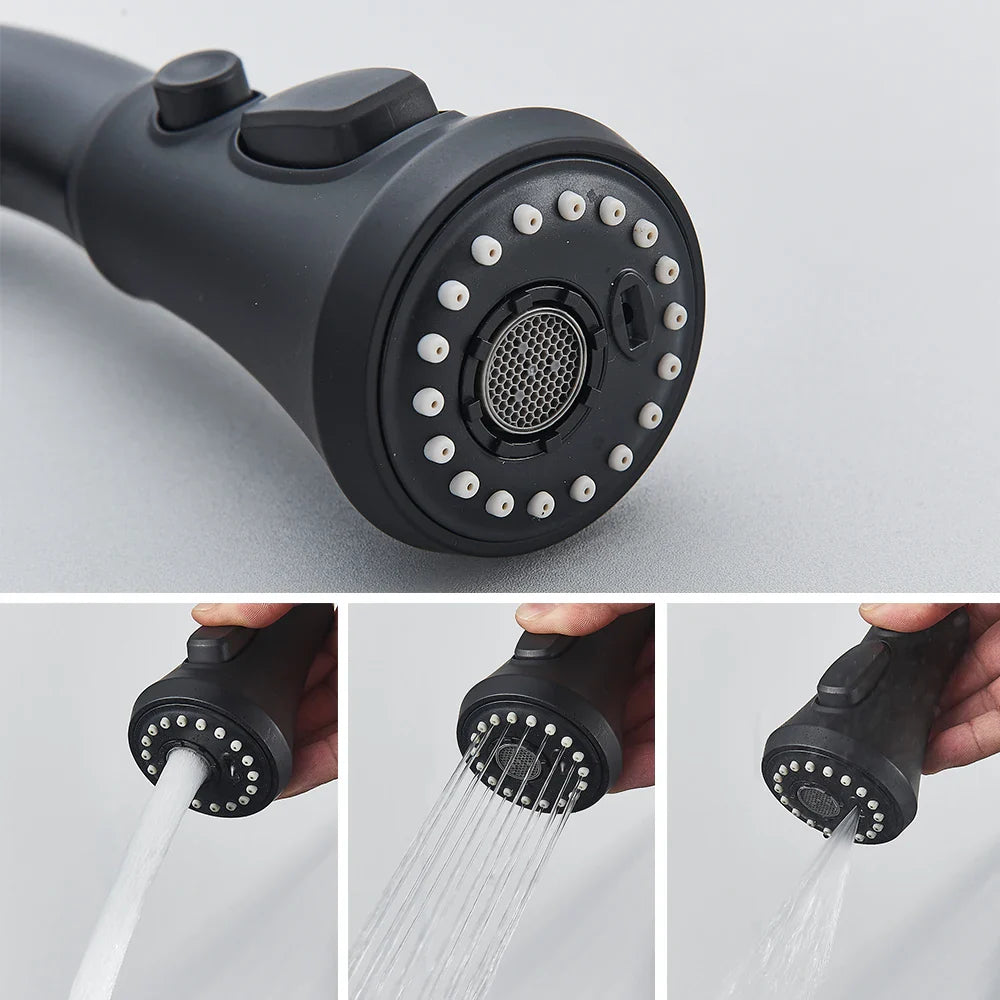 Afralia™ Smart Touch Kitchen Faucet - Brushed Gold 360° Crane Sensor Mixer Tap