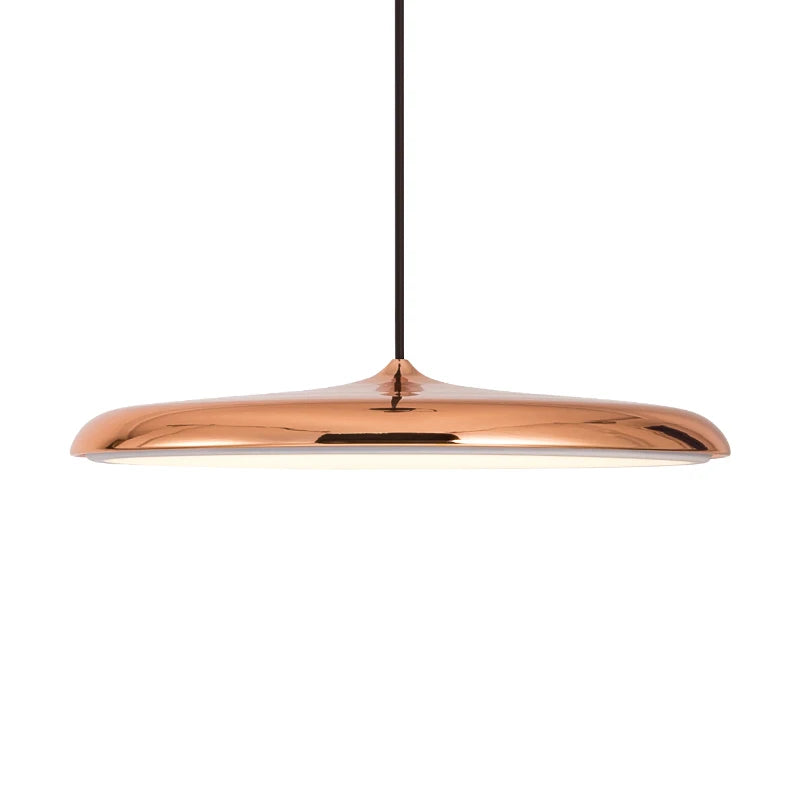 Afralia™ UFO Round Nordic Pendant Lamp: Modern Scandinavian Lighting for Home and Office