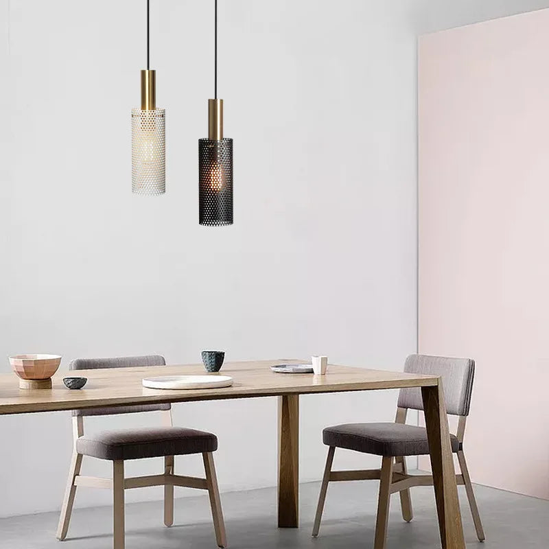 Afralia™ Metal Hollow Pendant Light for Stylish Indoor Decor