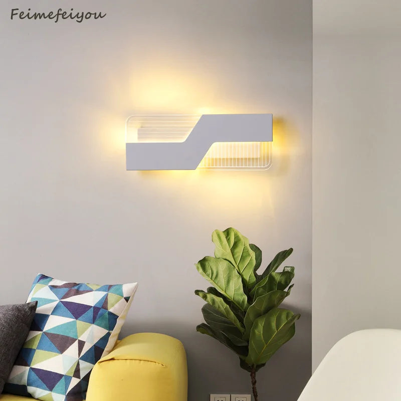 Afralia™ LED Bedroom Wall Lamp Modern Aisle & Corridor Lighting