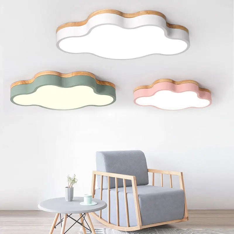 Afralia™ Cloud LED Baby Chandelier: Elegant Living Room & Bedroom Lighting