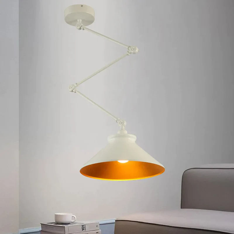 Afralia™ Nordic White Ceiling Hanging LED Pendant Lamp for Bedroom, Dining Room, Living Room