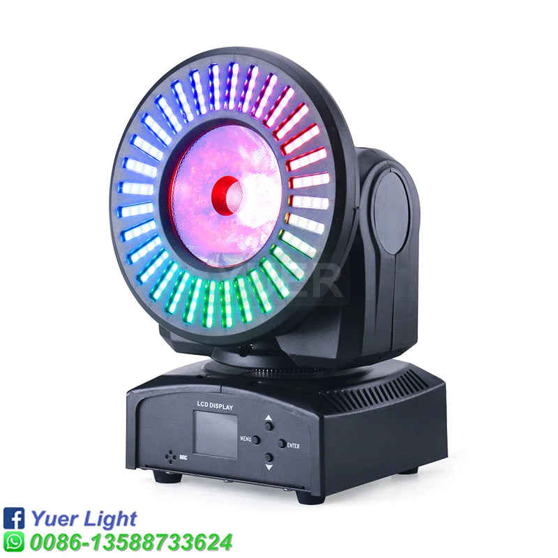 Afralia™ LED RGBW Beam Moving Head Light: Music Control, DMX, DJ Disco, Stage Lighting