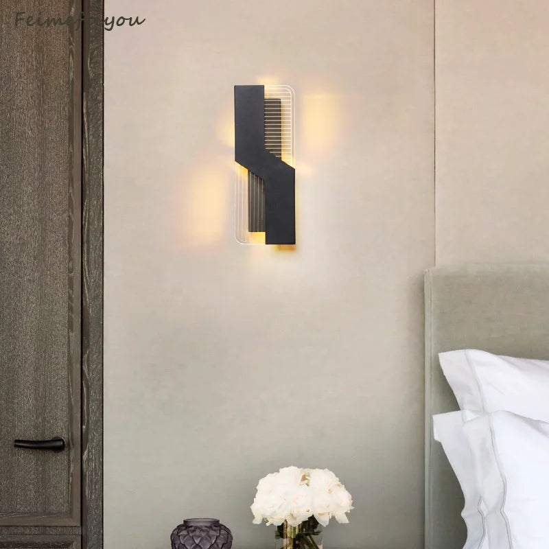 Afralia™ LED Bedroom Wall Lamp Modern Aisle & Corridor Lighting