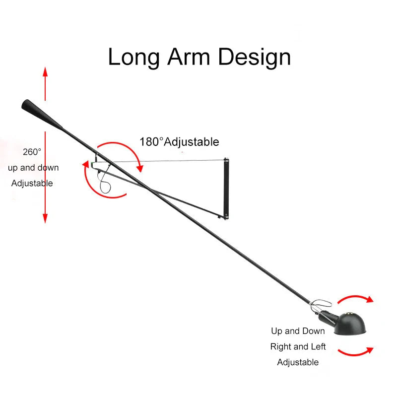 Afralia™ Swing Arm Wall Lamp | Adjustable Art Deco Sconce for Bedroom