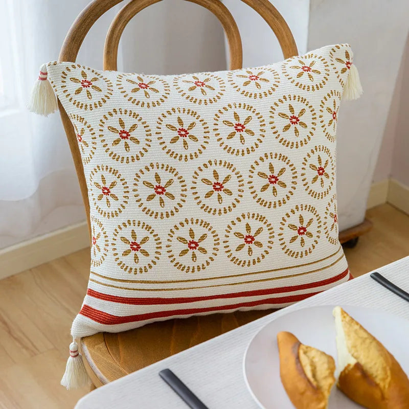 Afralia™ Vintage Floral Cushion Cover 45x45cm
